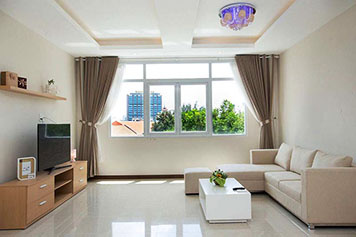 Two bedrooms serviced apartment for rent on Truong Dinh St, District 3, Ho Chi Minh City.