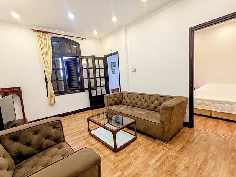 Vintage one bedroom apartment for rent in Phu Nhuan District next to Tan Son Nhat Airport 0