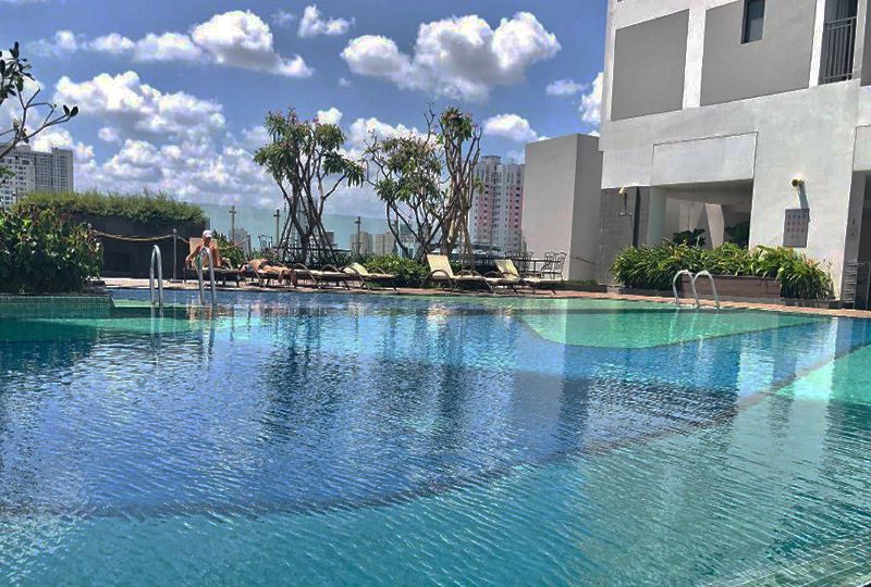 Officetel apartment for rent in River Gate Ben Van Don street district 4