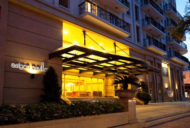 Three bedroom serviced apartment for rent in Saigon Pavillon District 3 .