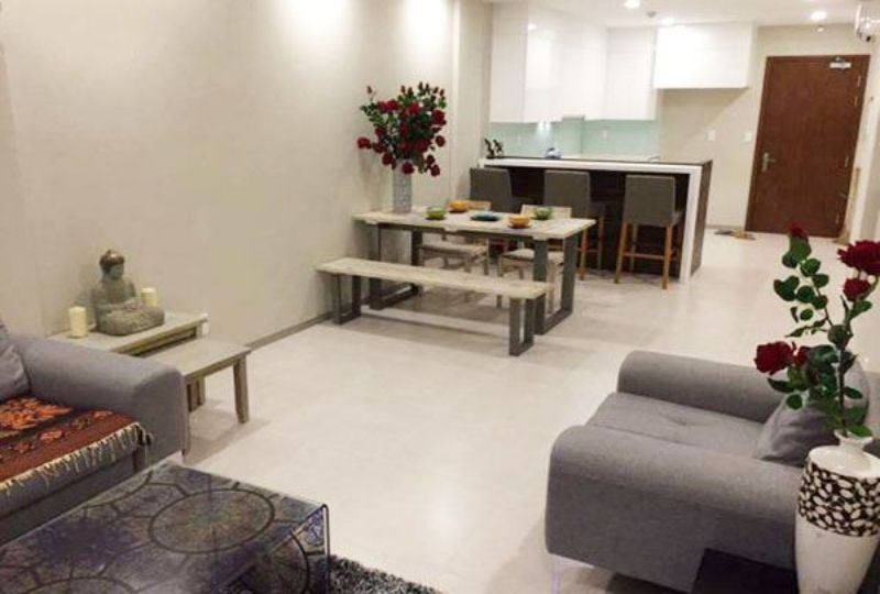 Nice apartment for lease on The Gold View apartment District 4 Saigon