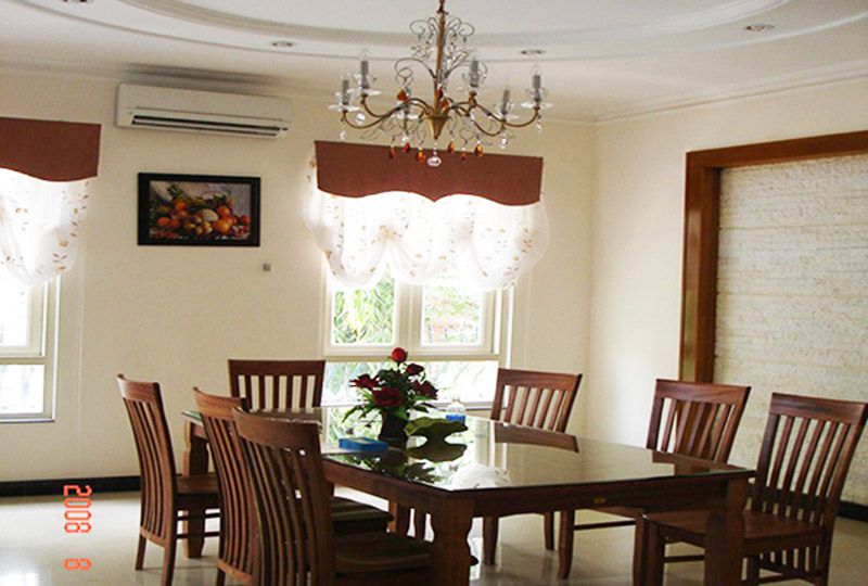 Nice villa located at Thao Dien Compound in District 2 now available for rent .