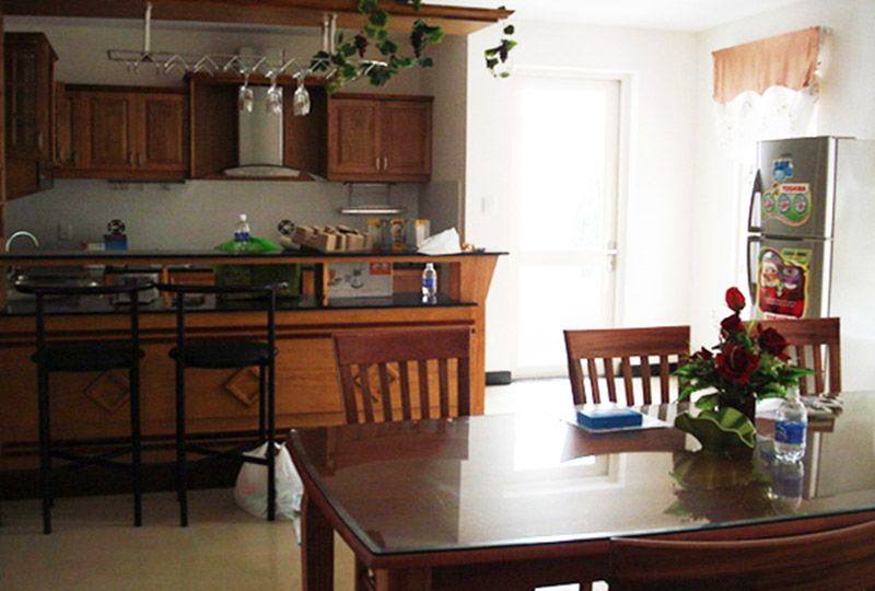 Nice villa located at Thao Dien Compound in District 2 now available for rent .