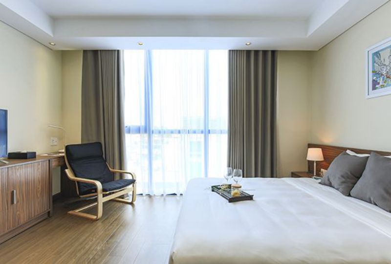 Nice serviced apartment for rent in district 3 Saigon Vo Van Tan street