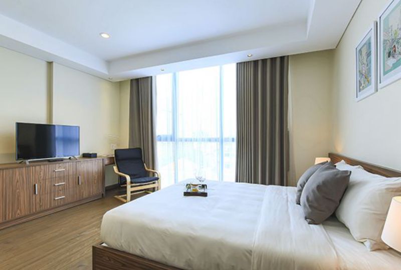 Nice serviced apartment for rent in district 3 Saigon Vo Van Tan street