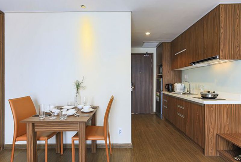 Nice serviced apartment for rent in district 3 Saigon Vo Van Tan street