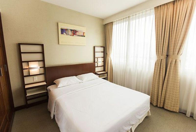 Nice serviced apartment for rent in Binh Thanh dist Nguyen Cuu Van street