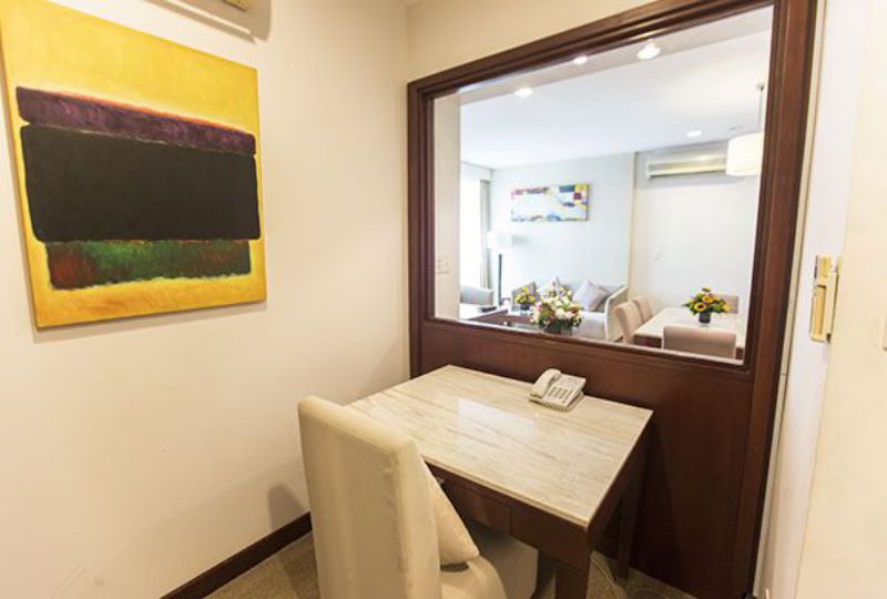 Nice serviced apartment for rent in Binh Thanh dist Nguyen Cuu Van street
