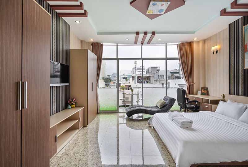 Serviced apartment building for rent in city center district 1 Ho Chi Minh city