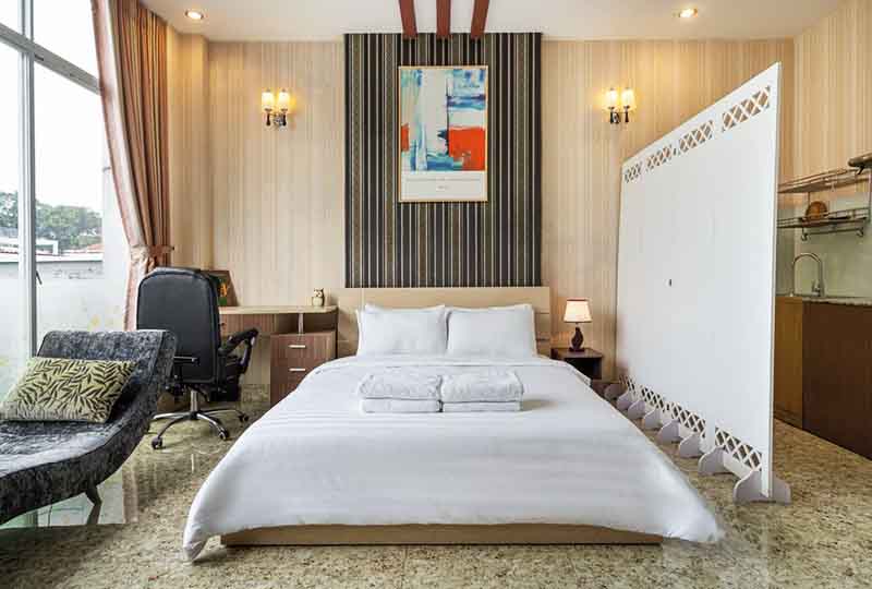 Serviced apartment building for rent in city center district 1 Ho Chi Minh city