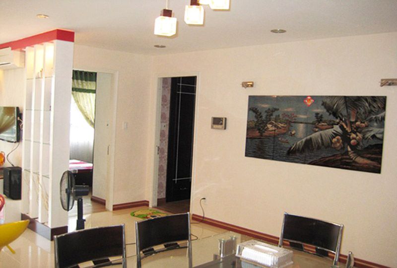 Nice apartment for rent in 4S1 Riverside Pham Van Dong street Thu Duc District .