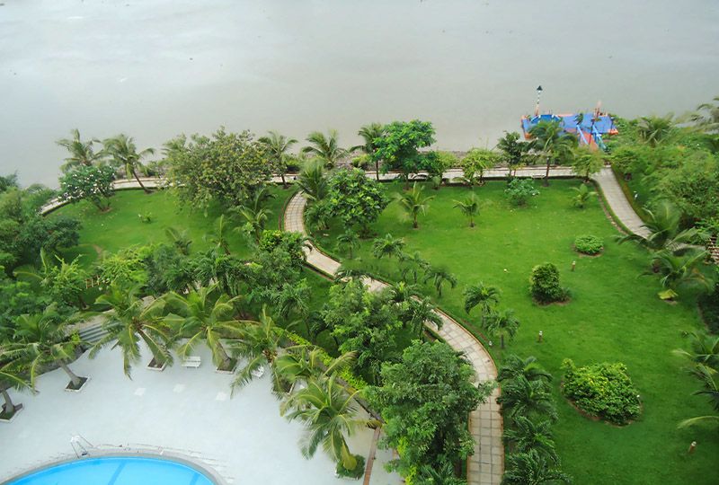 Nice apartment for rent in 4S1 Riverside Pham Van Dong street Thu Duc District .