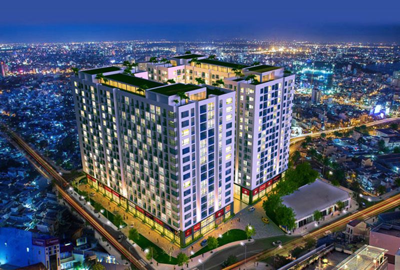 Studio apartment for rent in Saigon, near the airport Sky Center building