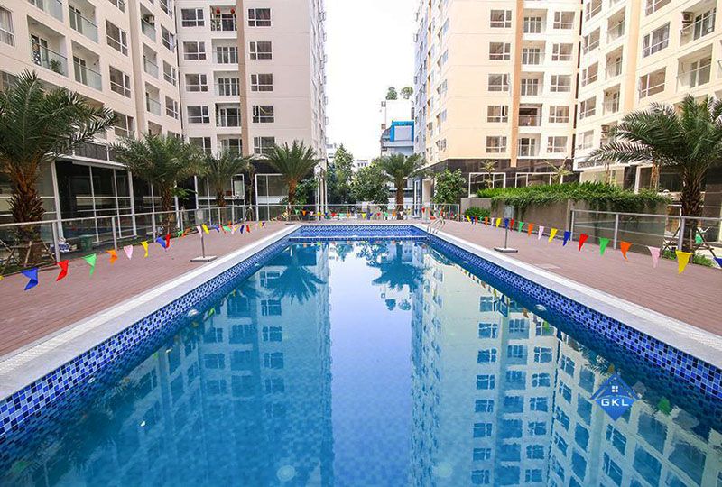 Studio apartment for rent in Saigon, near the airport Sky Center building