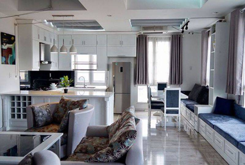 Penthouse serviced apartment for rent at Tran Quoc Toan street District 3