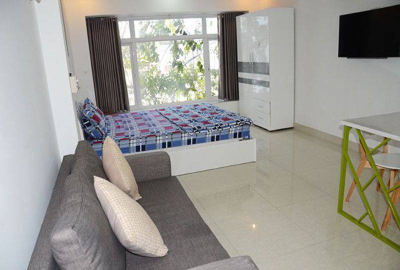 Studio serviced apartment for rent in Ho Chi Minh city Duong Ba Trac st