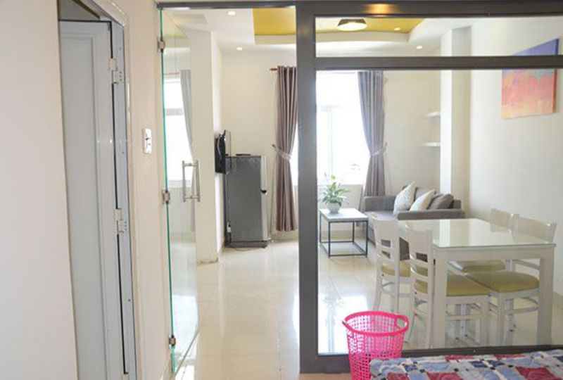 Serviced apartment for lease at Duong Ba Trac street Dist 8 - Ho Chi Minh
