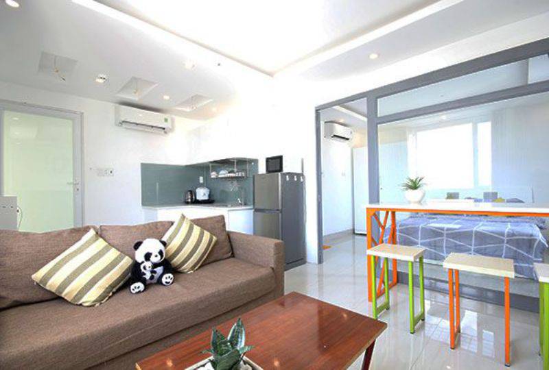 Cozy serviced apartment for lease on Duong Ba Trac street district 8 HCM