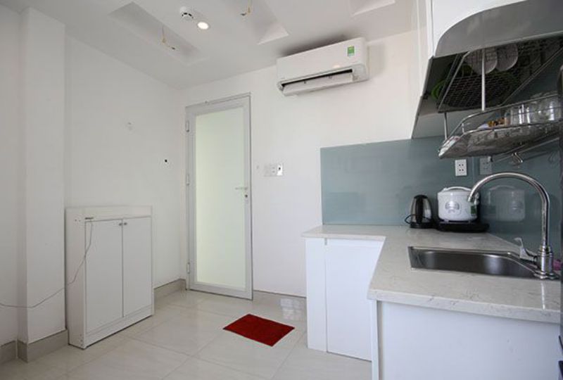 Cozy serviced apartment for lease on Duong Ba Trac street district 8 HCM