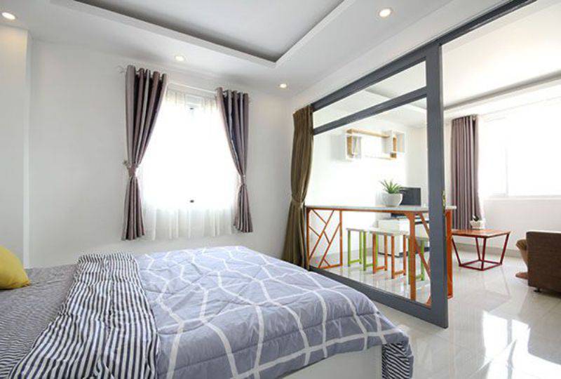 Cozy serviced apartment for lease on Duong Ba Trac street district 8 HCM