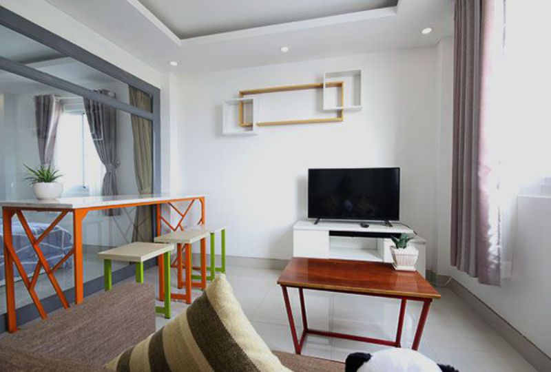 Cozy serviced apartment for lease on Duong Ba Trac street district 8 HCM