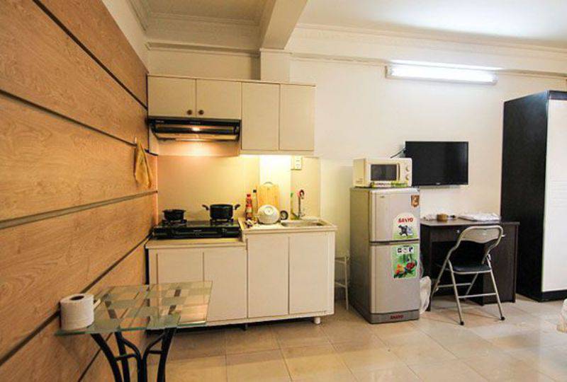 Studio serviced apartment for rent in district 1 Ho Chi Minh Calmette street