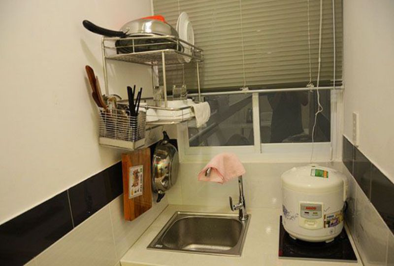 Studio apartment for rent in Ho Chi Minh city Au Duong Lan street district 8