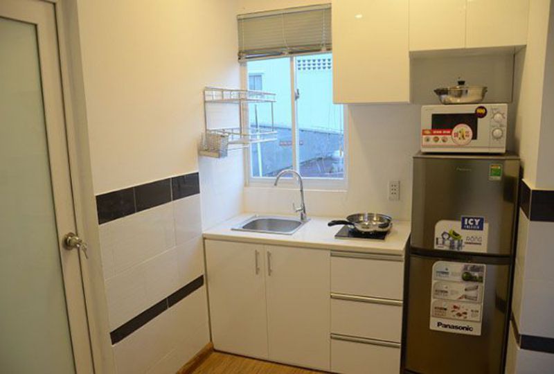 Studio serviced apartment for rent in Ho Chi Minh city Au Duong Lan street