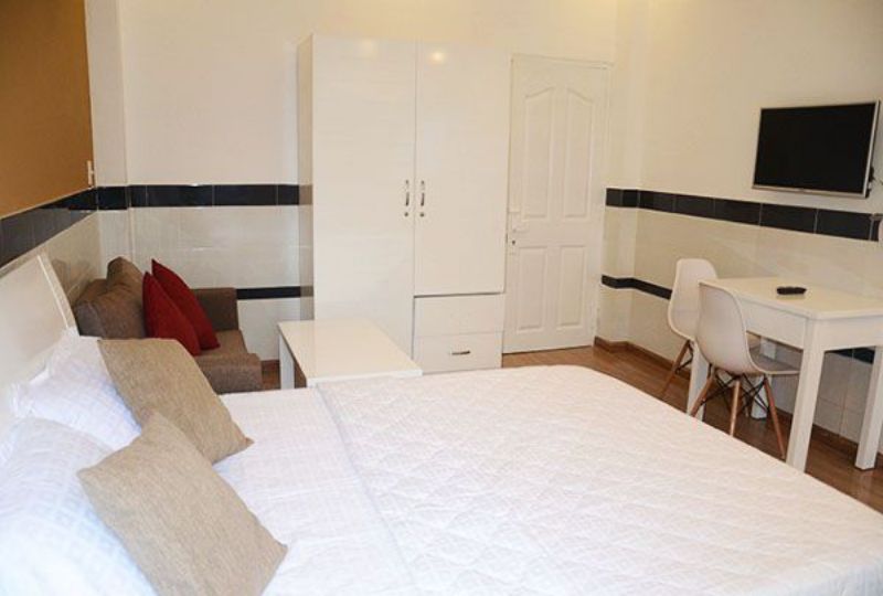 Studio serviced apartment for rent in Ho Chi Minh city Au Duong Lan street