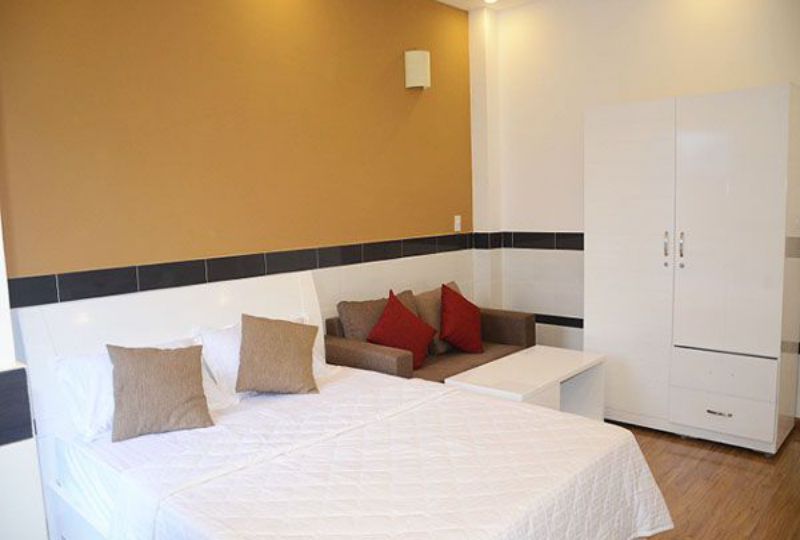 Studio serviced apartment for rent in Ho Chi Minh city Au Duong Lan street