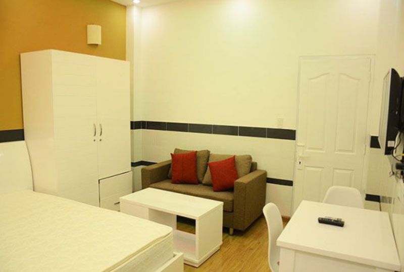 Studio serviced apartment for rent in Ho Chi Minh city Au Duong Lan street