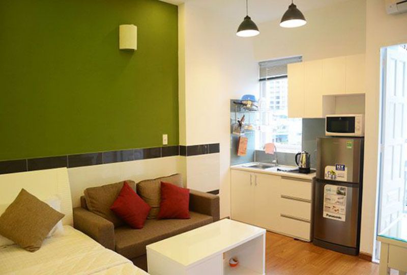 Serviced apartment for lease in district 8 Saigon city Au Duong Lan street