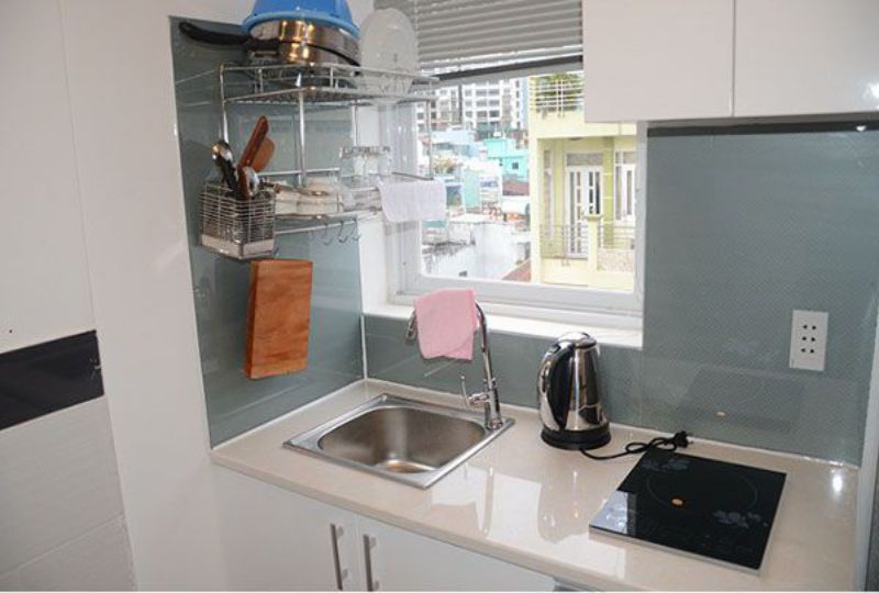 Serviced apartment for lease in district 8 Saigon city Au Duong Lan street
