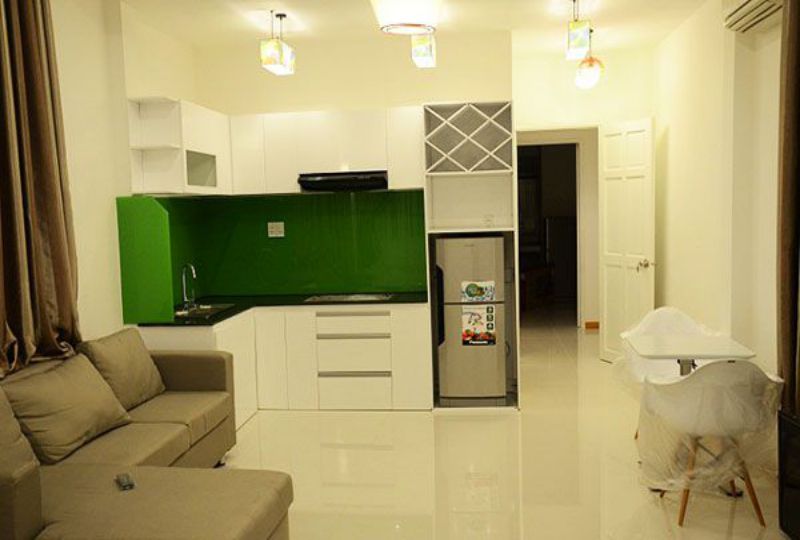 Serviced studio apartment for lease in Saigon city Duong Ba Trac District 8