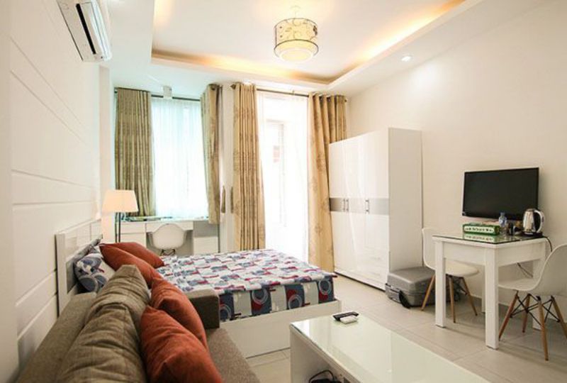 Serviced apartment for rent on Nguyen Thai Binh street District 1 HCMC