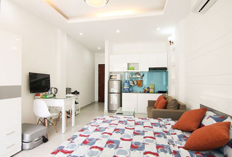 Serviced apartment for rent on Nguyen Thai Binh street District 1 HCMC
