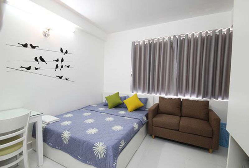 Serviced apartment rent in Ho Chi Minh city Pham Ngu Lao street District 1