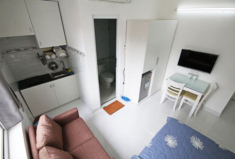 Serviced apartment rent in Ho Chi Minh city Pham Ngu Lao street District 1