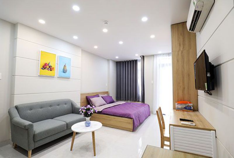 Serviced apartment for rent on Le Van Sy street District 3 Ho Chi Minh City