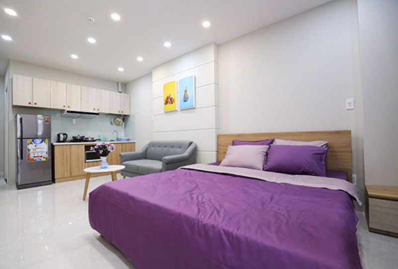 Serviced apartment for rent on Le Van Sy street District 3 Ho Chi Minh City
