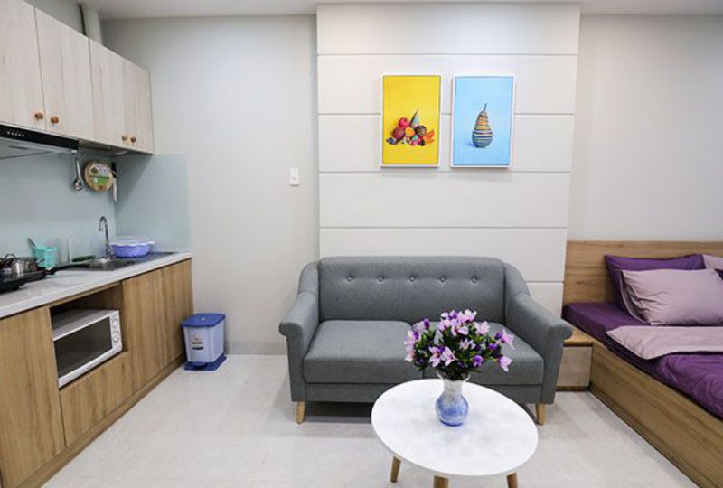 Serviced apartment for rent on Le Van Sy street District 3 Ho Chi Minh City