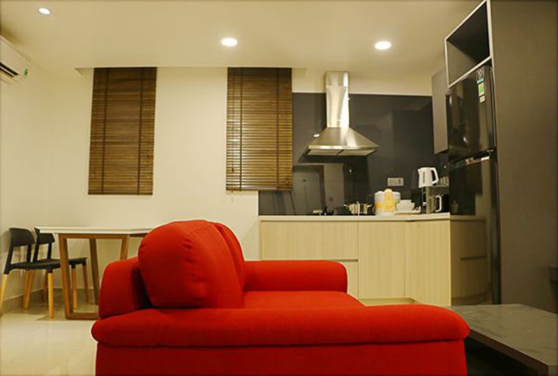 Cheap serviced apartment for rent on Nguyen Van Troi street - Phu Nhuan