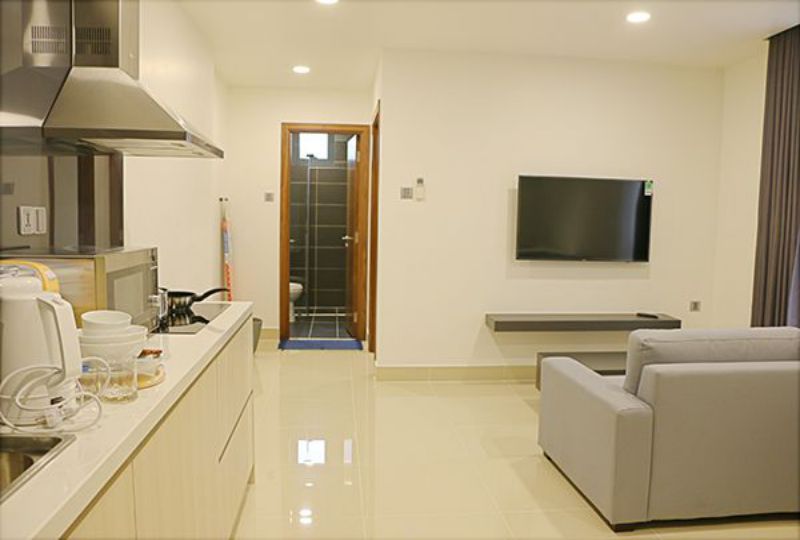 For lease a serviced apartment on Nguyen Van Troi street Phu Nhuan Dist