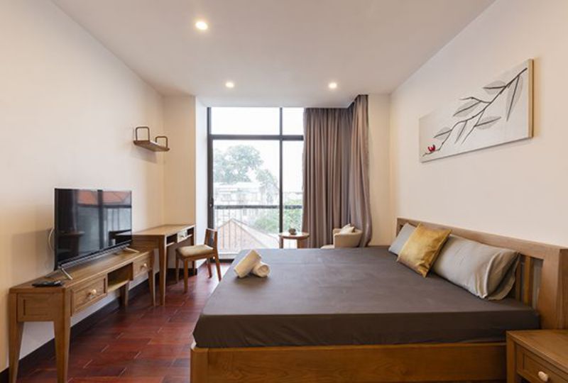 1 bedroom serviced apartment for rent on Thach Thi Thanh street Tan Dinh