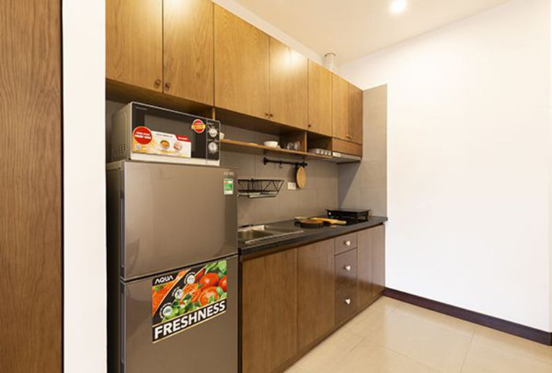1 bedroom serviced apartment for rent on Thach Thi Thanh street Tan Dinh