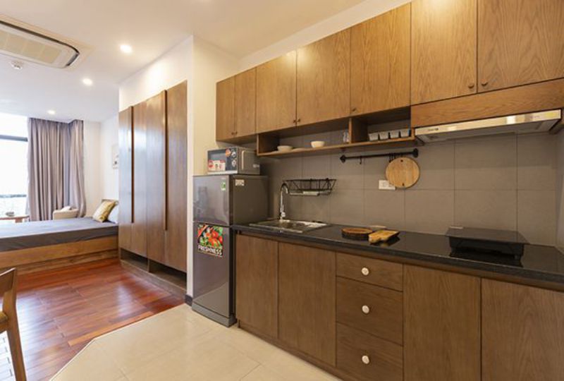 1 bedroom serviced apartment for rent on Thach Thi Thanh street Tan Dinh