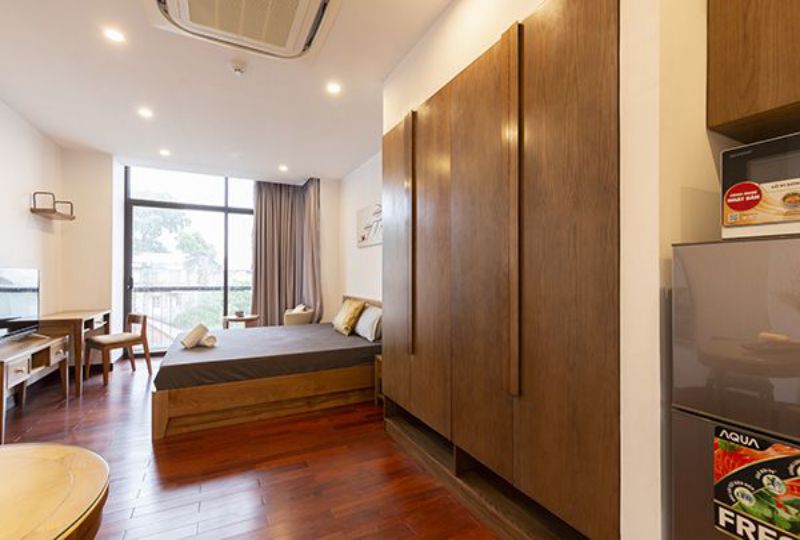 1 bedroom serviced apartment for rent on Thach Thi Thanh street Tan Dinh