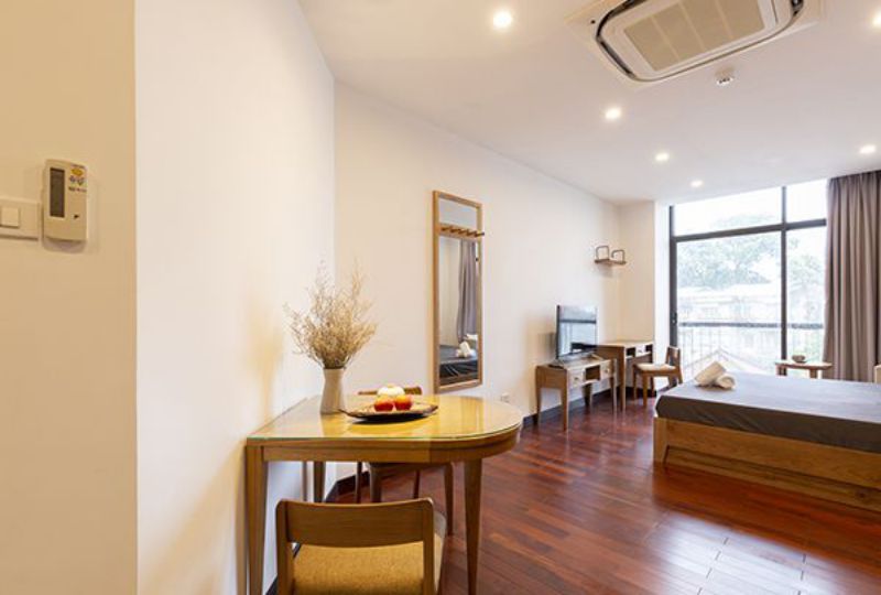 1 bedroom serviced apartment for rent on Thach Thi Thanh street Tan Dinh