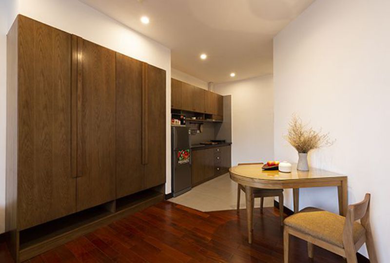 1 bedroom serviced apartment for rent on Thach Thi Thanh street Tan Dinh