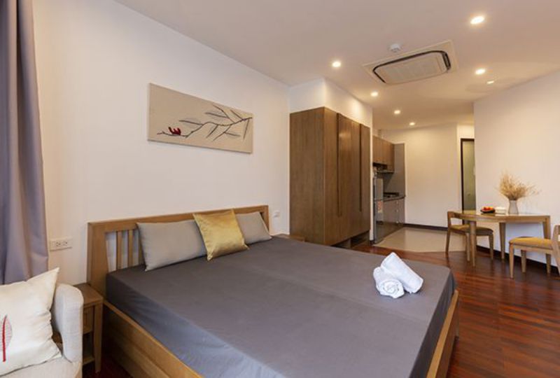 1 bedroom serviced apartment for rent on Thach Thi Thanh street Tan Dinh